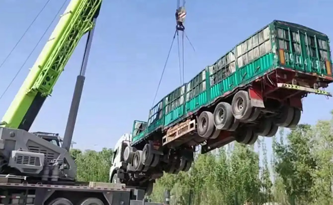 嘉禾道路脱困救援案例